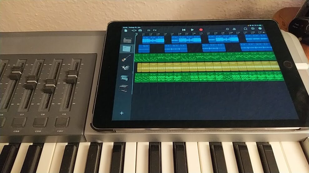 iPad Garageband Piano DAW